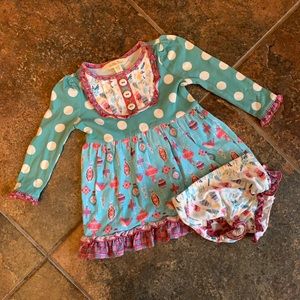 3-6m Matilda Jane Dress and bloomers